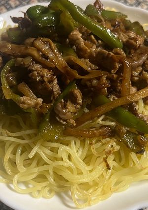 青椒肉絲焼きそば-レシピのメイン写真