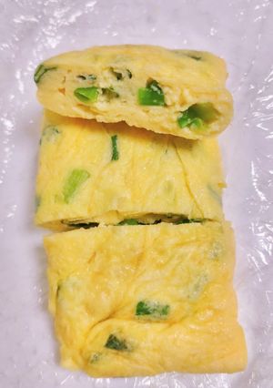 しっとり♪ネギの玉子焼き-レシピのメイン写真