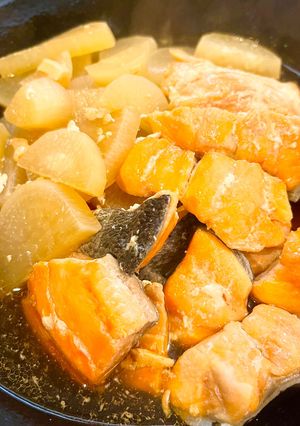 鮭と大根の醤油仕立て-レシピのメイン写真