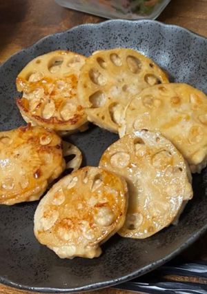 れんこんのはさみ焼き-レシピのメイン写真