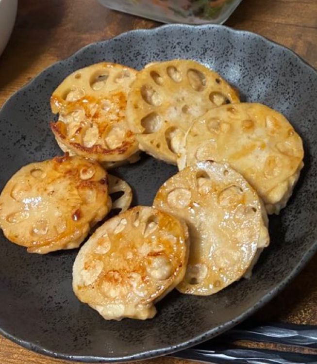 れんこんのはさみ焼き-レシピのメイン写真