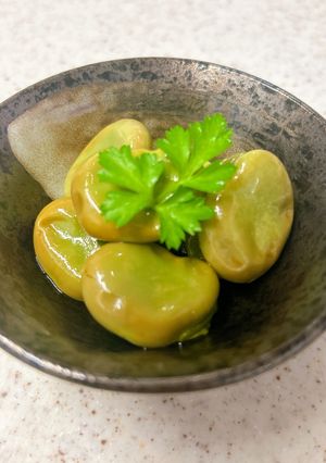 手が止まらない♪そら豆の甘酢醤油漬け-レシピのメイン写真