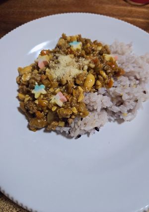 大豆と挽き肉のカレー-レシピのメイン写真