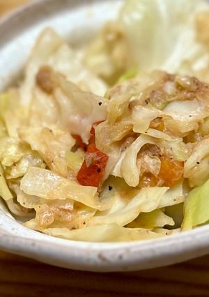 キャベツとトマトとツナの塩レモン炒め-レシピのメイン写真