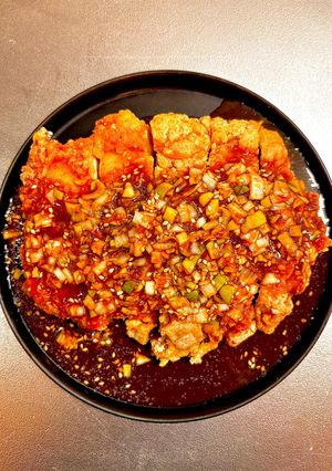 【食べごたえ抜群】美味すぎる油淋鶏-レシピのメイン写真