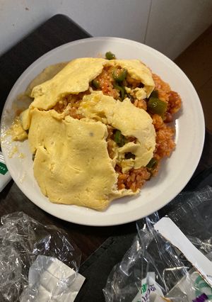 ナポリタンソースでオムライス-レシピのメイン写真