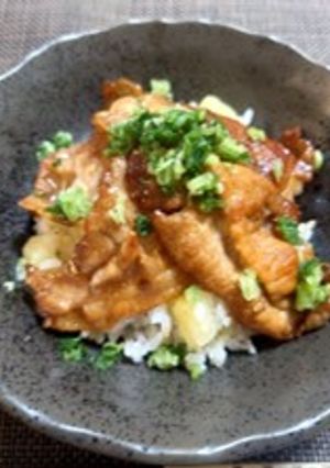 さつまいもごはんで豚丼-レシピのメイン写真