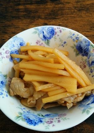 鶏もも肉のメンマ炒め-レシピのメイン写真