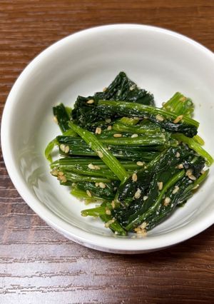 ほうれん草のゴマ和え-レシピのメイン写真