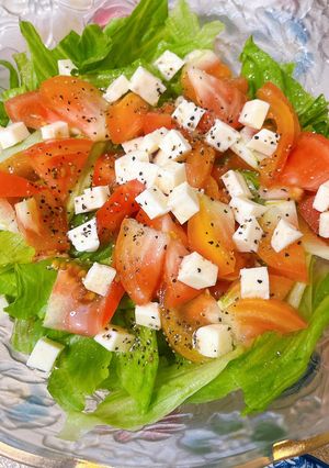 カプレーゼ風サラダ🥗-レシピのメイン写真