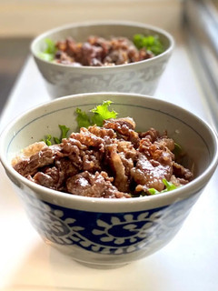 簡単!甘辛焼肉丼(白だしも)-レシピのメイン写真