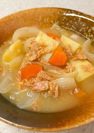 簡単でしかも経済的♪味噌味ツナじゃが-レシピのメイン写真