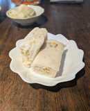 檸檬ピールジャムとバナナの米粉蒸しパン