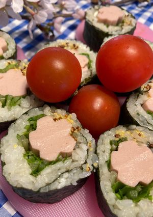 お花見桜寿司-レシピのメイン写真