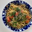 ルッコラとシラスのパスタ