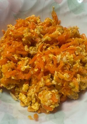 旬菜食健ひな野のにんじんしりしり再現！？-レシピのメイン写真