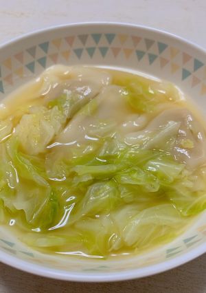水餃子スープ。-レシピのメイン写真