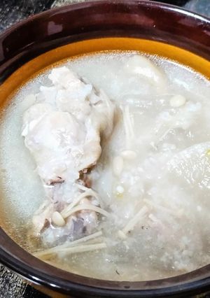 参鶏湯風スープ(ホットクック使用)-レシピのメイン写真
