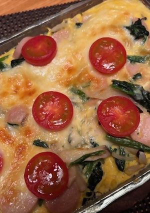 【フレイル予防】レンジで西欧風オムレツ-レシピのメイン写真