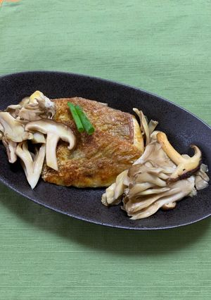 真鯛のカレー風味きのこ添え-レシピのメイン写真