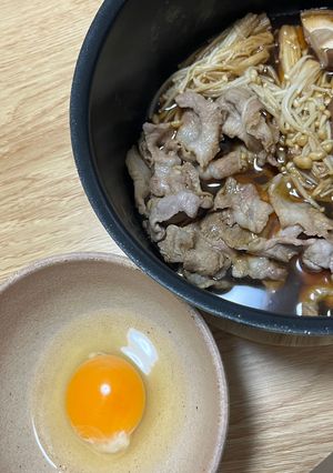 豚すき焼き-レシピのメイン写真