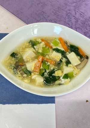 具だくさん卵スープ-レシピのメイン写真