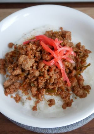 不器用そぼろ丼-レシピのメイン写真