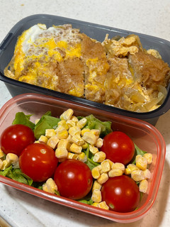 カツ丼弁当-レシピのメイン写真