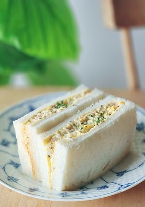 夫絶賛サンドイッチ☆たまごサンド☆ランチ-レシピのメイン写真
