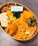 鮭フレークと明太子の枝豆ご飯〜夏のお弁当