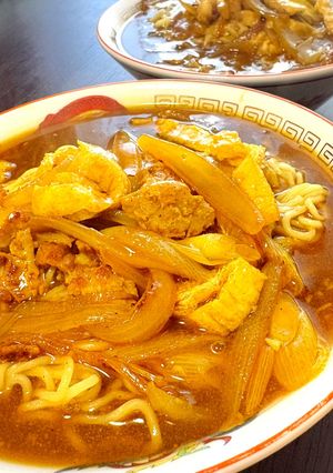 赤缶で♫絶品 カレーラーメン-レシピのメイン写真