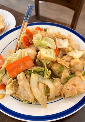鶏胸肉と野菜の味噌炒め-レシピのメイン写真