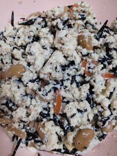 〔リメイク〕ひじきの煮物で白和え-レシピのメイン写真