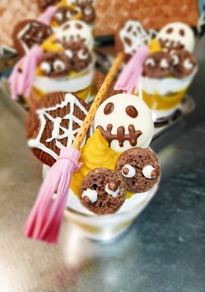 かぼちゃのチーズタルト風カップデザート♪-レシピのメイン写真
