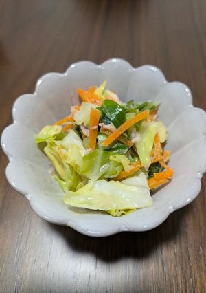 キャベツとツナのサラダ✍さっぱり味-レシピのメイン写真