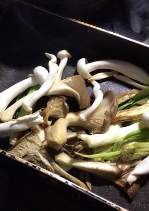 キノコとネギのさっと焼き-レシピのメイン写真