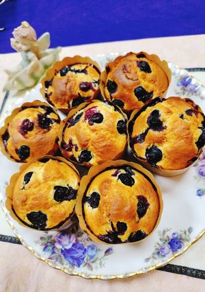 簡単HMで作るブルーベリーマフィン美味♬-レシピのメイン写真