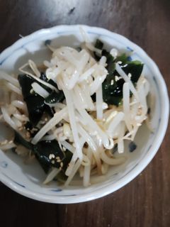 もやしとわかめのサラダ-レシピのメイン写真
