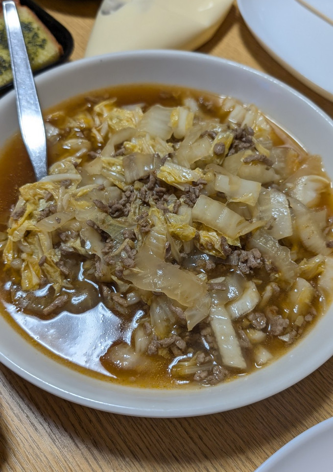 合びき肉と白菜のマーボー炒め-レシピのメイン写真