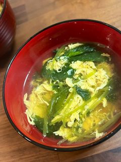 みつ葉と卵のすまし汁-レシピのメイン写真