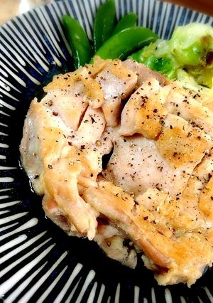 ＊だし香るガーリックチキンステーキ＊-レシピのメイン写真