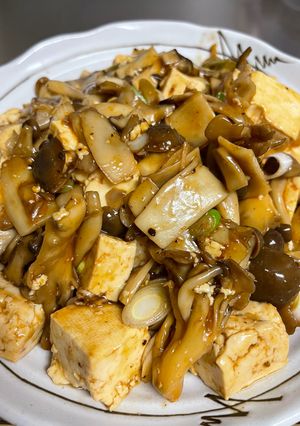 簡単！きのこの麻婆豆腐-レシピのメイン写真