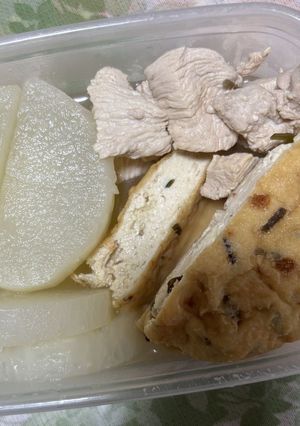 減塩）ひろうすと大根のおでん-レシピのメイン写真