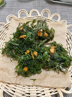 【香りも愉しんで♪】人参葉のかき揚げ-レシピのメイン写真