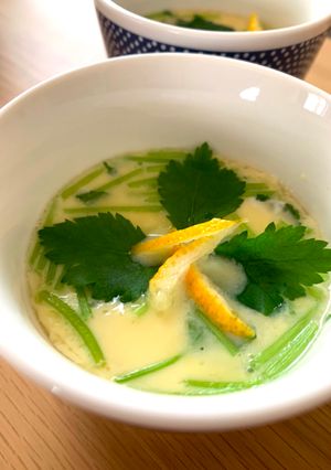 レンジで簡単！ シンプル具材の茶碗蒸し-レシピのメイン写真