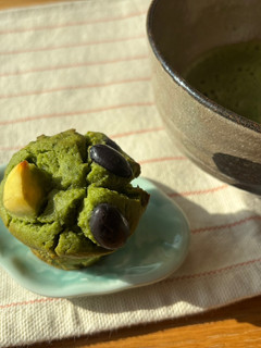 米粉で作る黒豆抹茶ケーキ-レシピのメイン写真