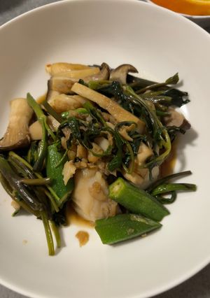 パンガシウスと野菜のバター醤油炒め-レシピのメイン写真