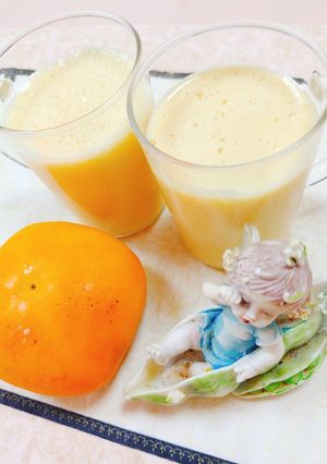☆柿のジュース🥤美味♬-レシピのメイン写真