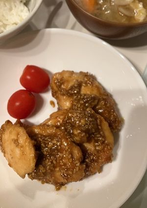 鶏むね肉　ごまだれチキン-レシピのメイン写真