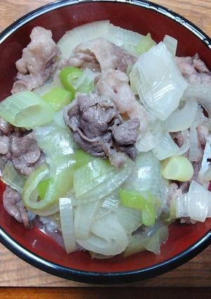 玉ねぎたっぷりのヘルシー牛丼♪-レシピのメイン写真